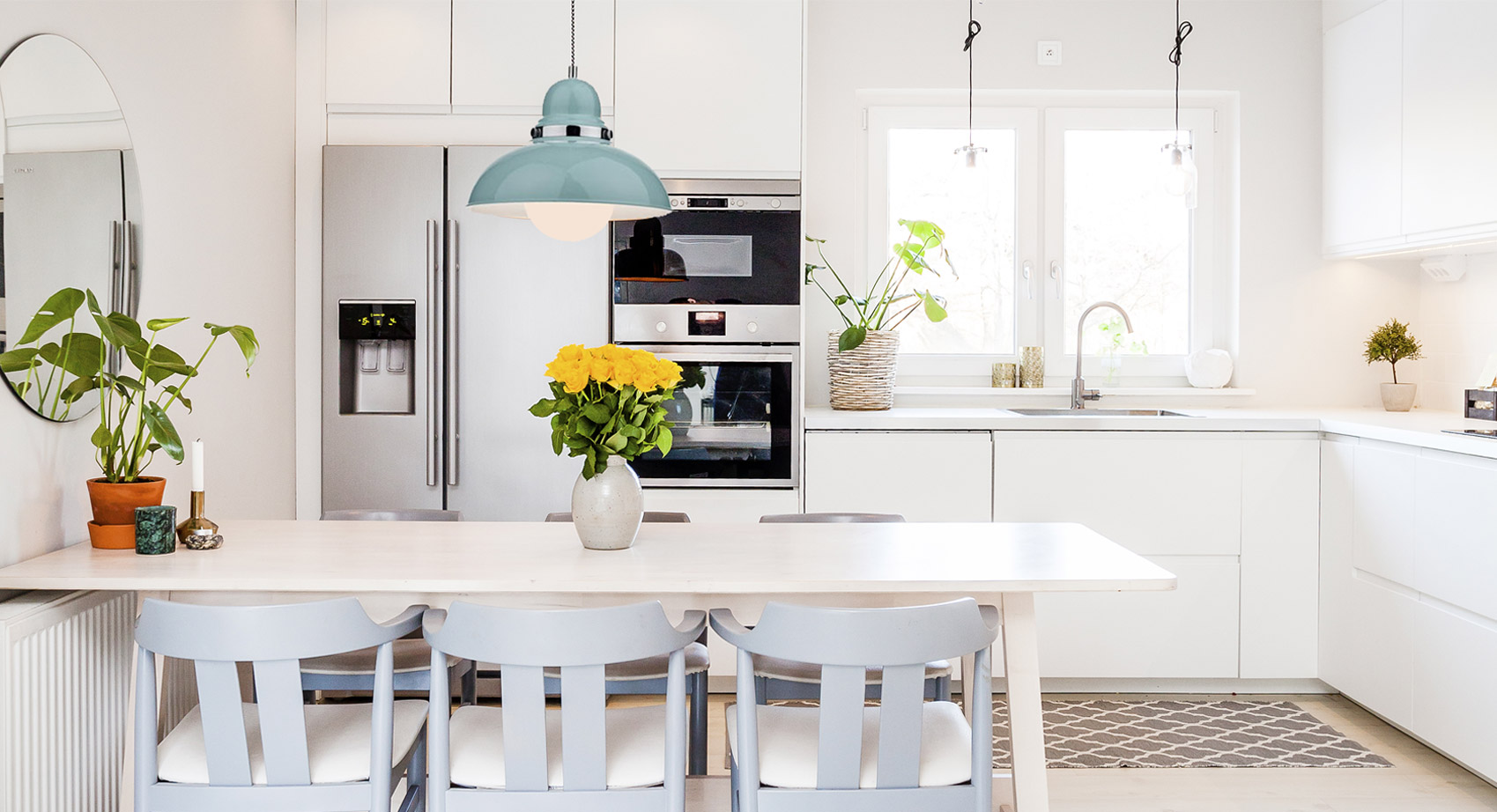 Pendant Light in a kitchen