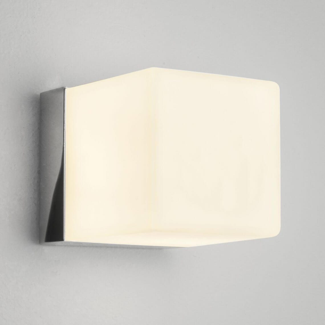 cube shaped wall mounted LED bathroom light